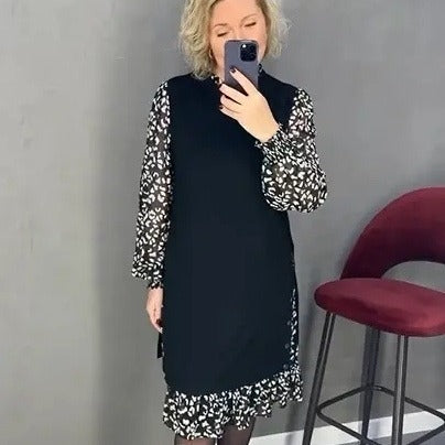 🔥🥰【M-3XL】New fashionable floral winter dress, comfortable and warm