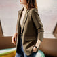 🔥New Year Hot Sale 49% OFF🔥 Simple Casual Draped Blazer