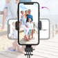 Bluetooth Selfie Stick Tripod with Telephone Stand and Beauty Fill-in Lighting