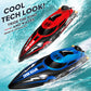 HJ808 RC speedboat 2.4G water toy boat light speed 25KM high-speed remote control boat