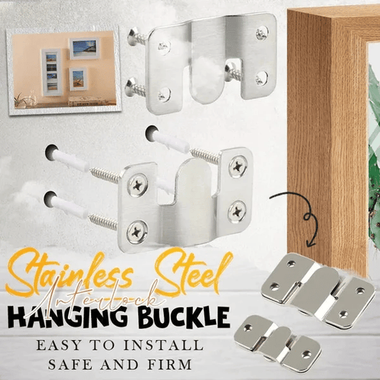 (🔥🎁2025 Hot Sale🎁-49%  )Stainless Steel Interlock Hanging Buckle👍