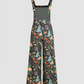 Previous Next Floral Button Wide Leg Jumpsuit