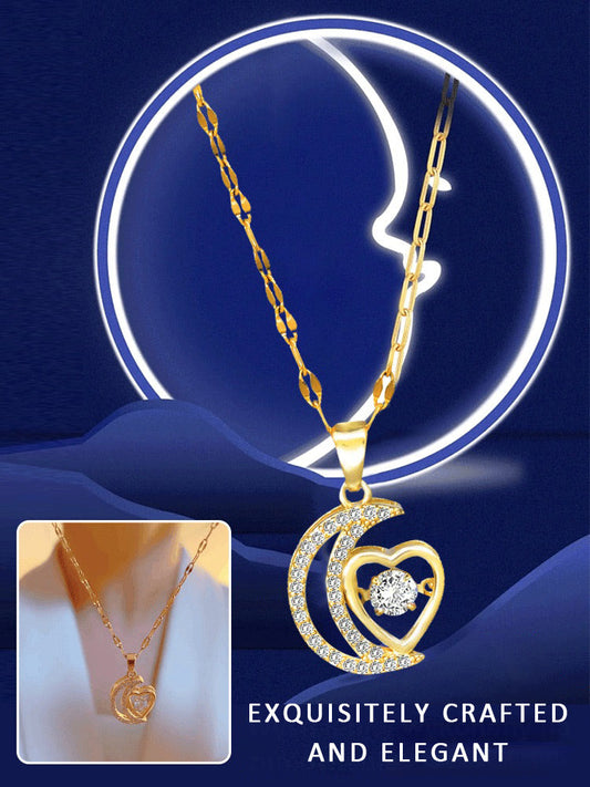 Necklace With Elegant and Delicate Crescent Moon For Women