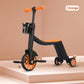 Multifunctional children's eight-in-one transforming balance three-wheeled scooter