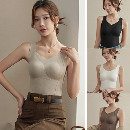 💃2024 New✨Thickened Warm Tank Top with Lined Bra