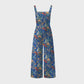 Previous Next Floral Button Wide Leg Jumpsuit