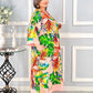 【M-4XL】2024 women's new summer dress printed fashion