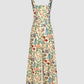 Previous Next Floral Button Wide Leg Jumpsuit