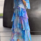 🔥Hot 50% off🔥Stylish and elegant printed chiffon dress