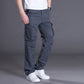 Loose Fit Men's Outdoor Cargo Pants with Large Pockets