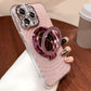 Glitter Clear Protective Phone Case with Kickstand