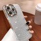Glitter Clear Protective Phone Case with Kickstand