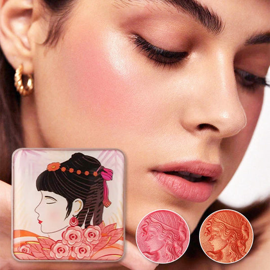 Embossed Smooth Powder Blush Palette for Cheeks