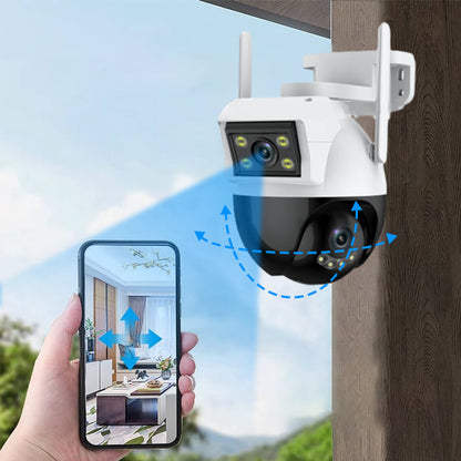 Binocular Wireless 360°Surveillance Camera