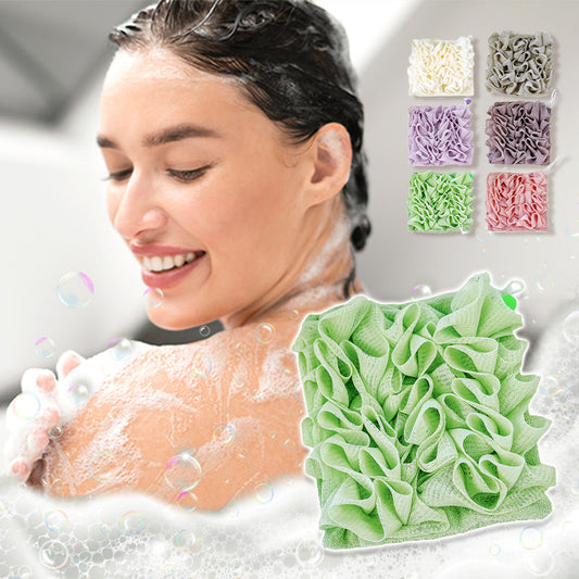 2 in 1 Soft Bath Washcloth Loofah Sponge