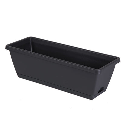 Rectangular Lazy Plastic Flower Pot, Suitable For Home Balcony