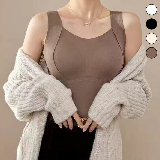 💃Thickened Warm Tank Top with Shelf Bra