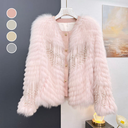 🔥【Paris Fashion Week】Women's Button-Down Fluffy Short Coat