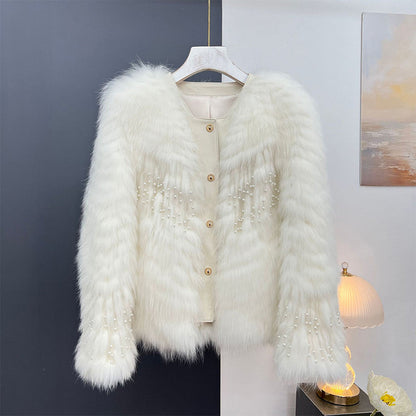 🔥【Paris Fashion Week】Women's Button-Down Fluffy Short Coat