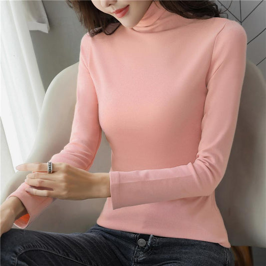 Women’s Turtleneck Thickened Warm Bottom Shirt