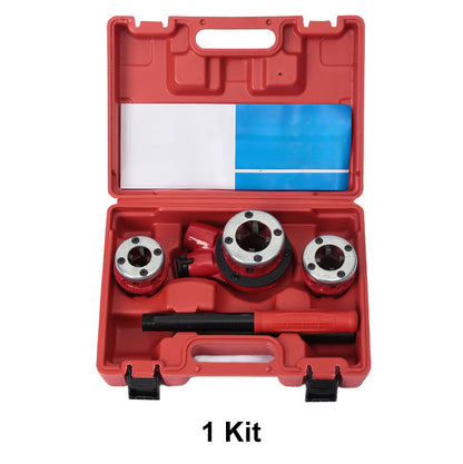 Manual Pipe Threader Ratchet Kit with Case