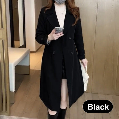 🔥Limited Time 50% Off 🔥Elegant Women's Plush-Lined Trench Coat