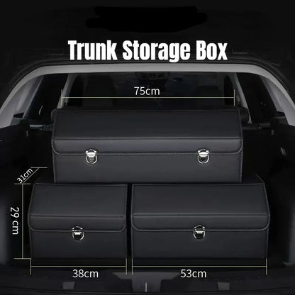 Car Trunk PVC Leather Storage Box