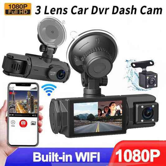 HD 1080p Car Recorder with Reverse Camera