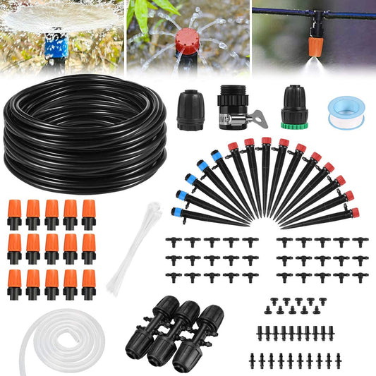 Garden Automatic Micro Irrigation Tubing Kits, Water-Saving Sprinkler