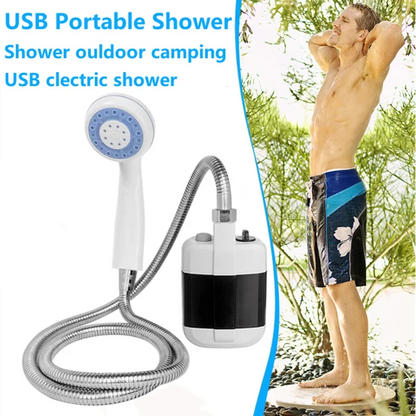 🤣Portable USB camping shower for outdoor use