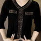 🌹Buy 2 Free Shipping🔥[M-4XL] 2024 Quality Winter Rhinestone Velvet Long Sleeve T Shirt