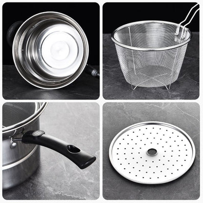 🎁Hot Sale 50% OFF⏳Multipurpose Stainless Steel Saucepan