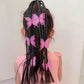 Gift Choice -Kids Butterfly Wig Hair Braid with Rubber Bands