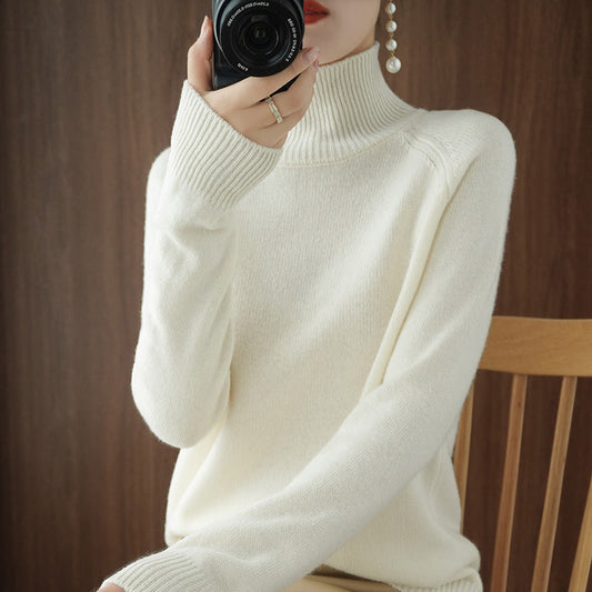 🎄BUY 2 Free Shipping🎁🎄Solid Turtleneck Knit Sweater